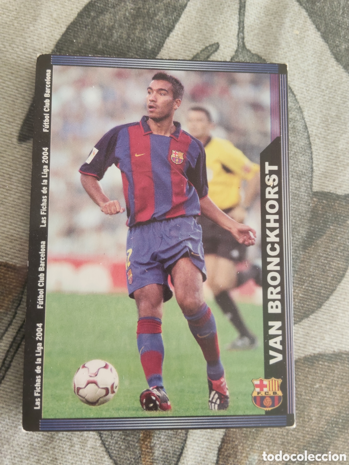 Football Stickers: Mundicromo 2003 2004 03 04 569 Van Bronkhorst Barcelona