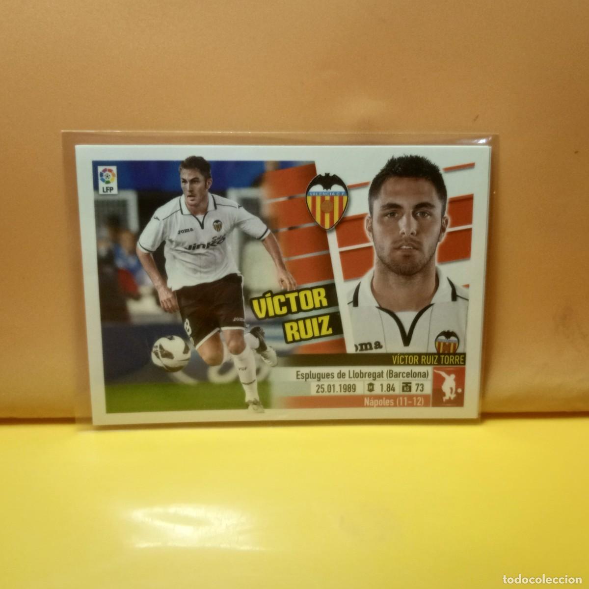 Football Stickers: EDICIONES ESTE: 2013 2014 13 14 VALENCIA C.F V&Iacute;CTOR RUIZ 4B 4 B