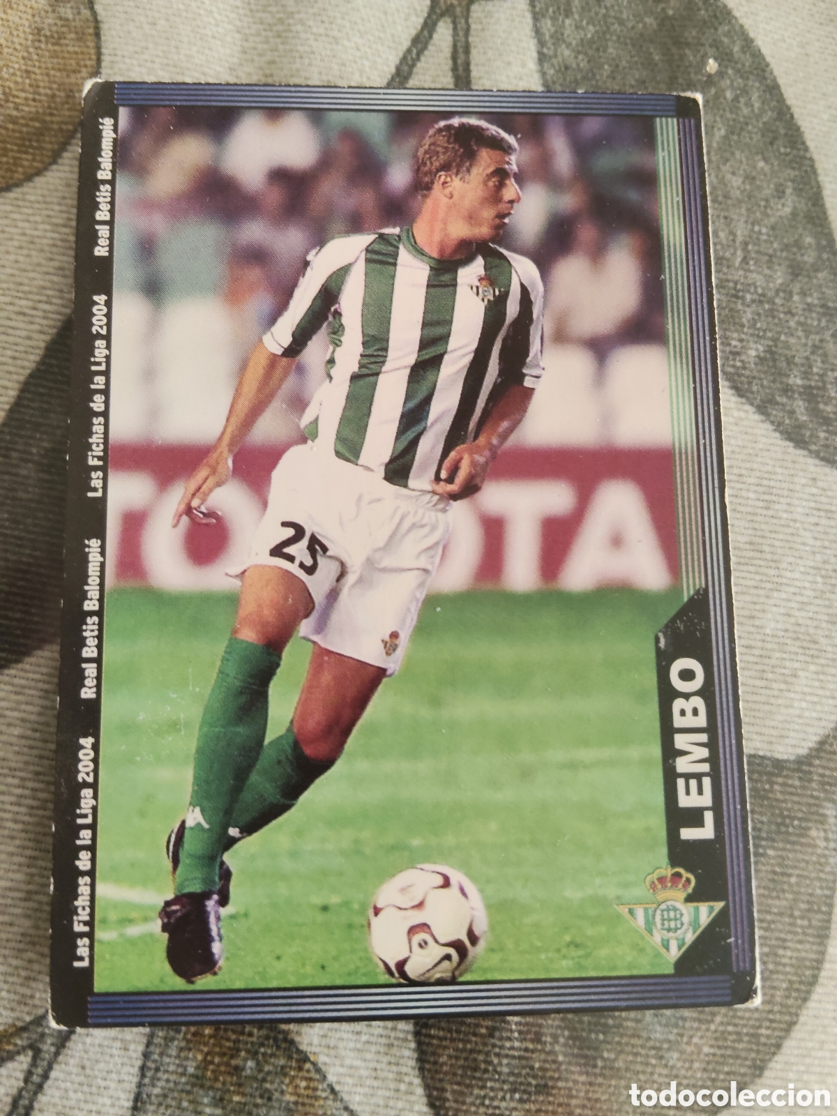 Football Stickers: Mundicromo 2003 2004 03 04 570 Lembo Real Betis