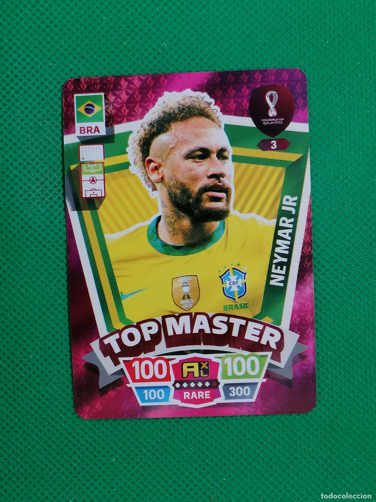 Cromos de f&uacute;tbol: NEYMAR JUNIOR BRASIL ⚽ WORLD FOOTBALL STARS QATAR CARD FANCARD ⚽