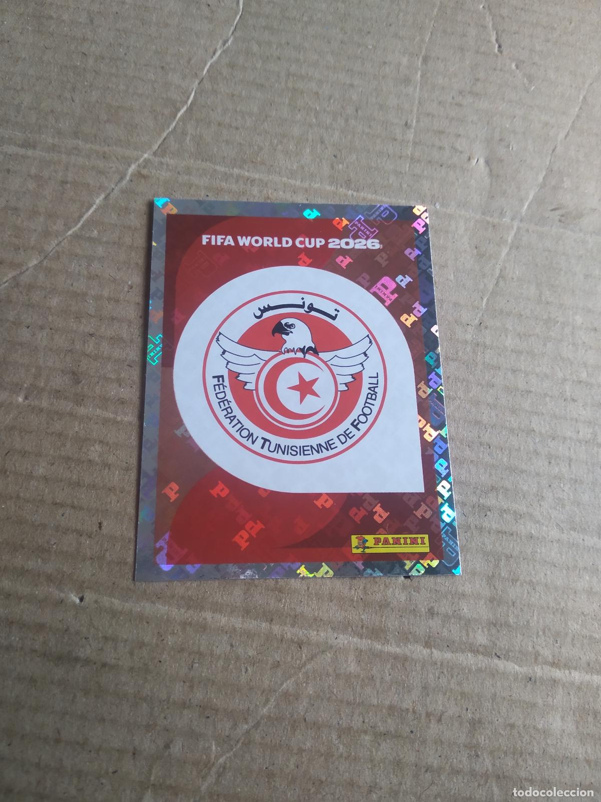 Cromos de f&uacute;tbol: TUN 1 ESCUDO TUNEZ CROMO FUTBOL PANINI MUNDIAL 2026 WORLD CUP COPA DEL MUNDO
