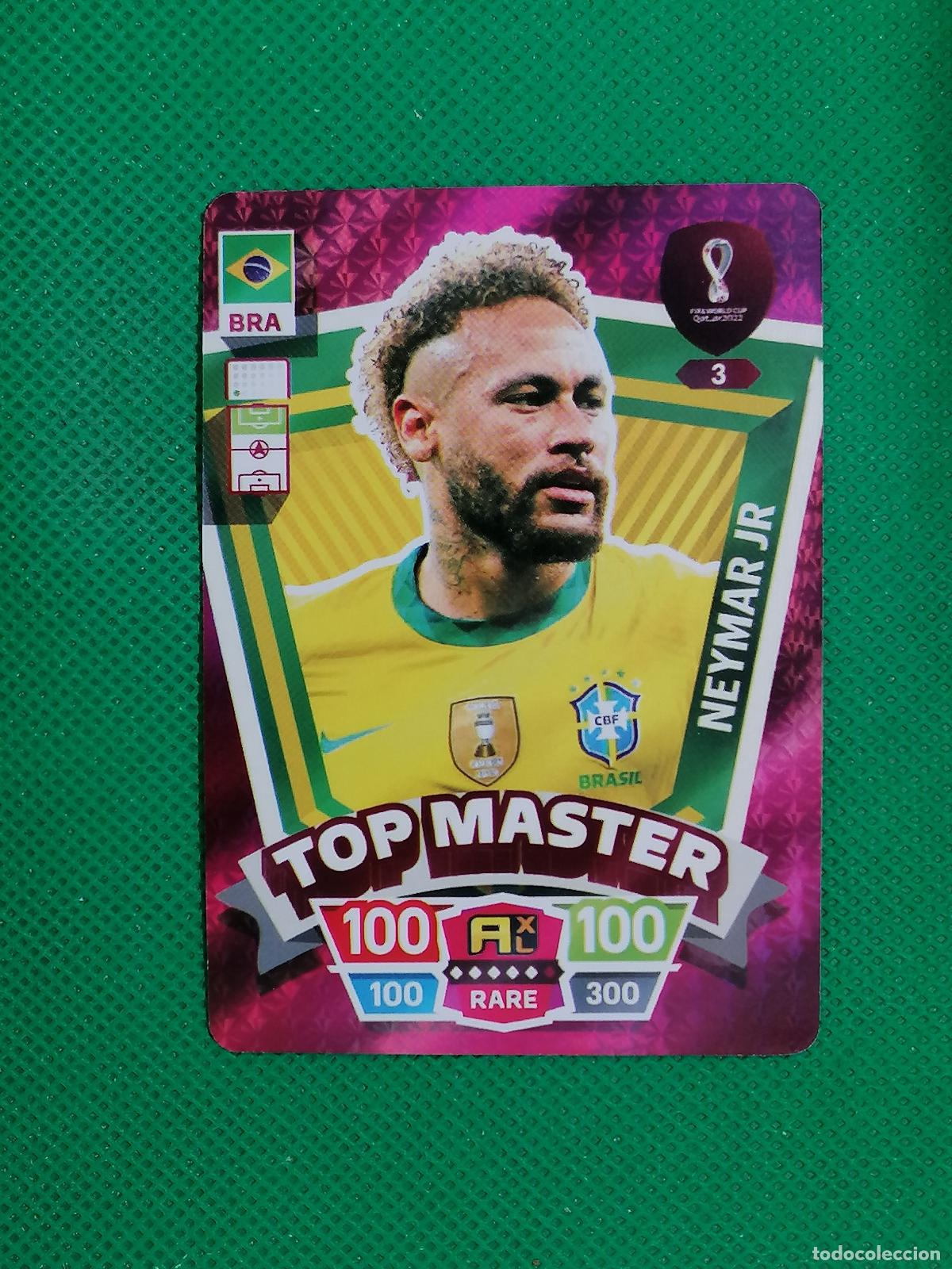 Cromos de f&uacute;tbol: NEYMAR JUNIOR BRASIL ⚽ WORLD FOOTBALL STARS QATAR CARD FANCARD ⚽