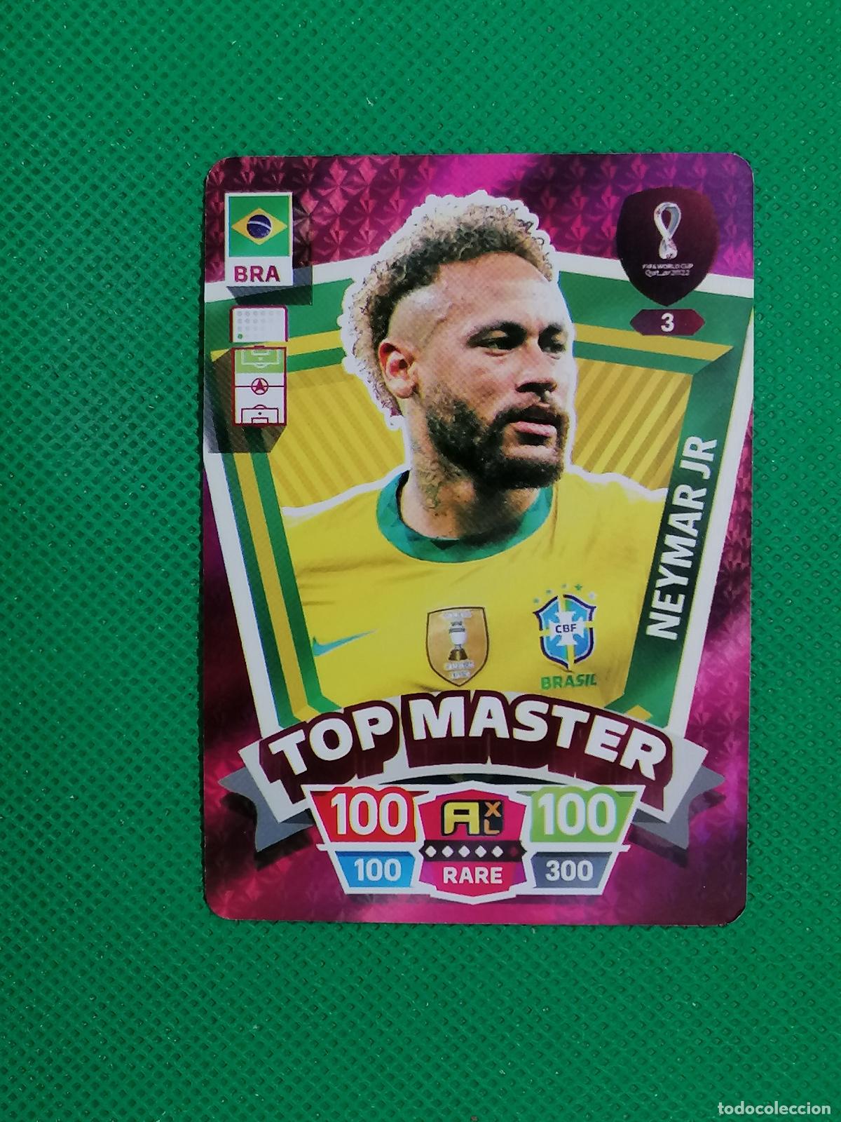 Cromos de f&uacute;tbol: NEYMAR JUNIOR BRASIL ⚽ WORLD FOOTBALL STARS QATAR CARD FANCARD ⚽