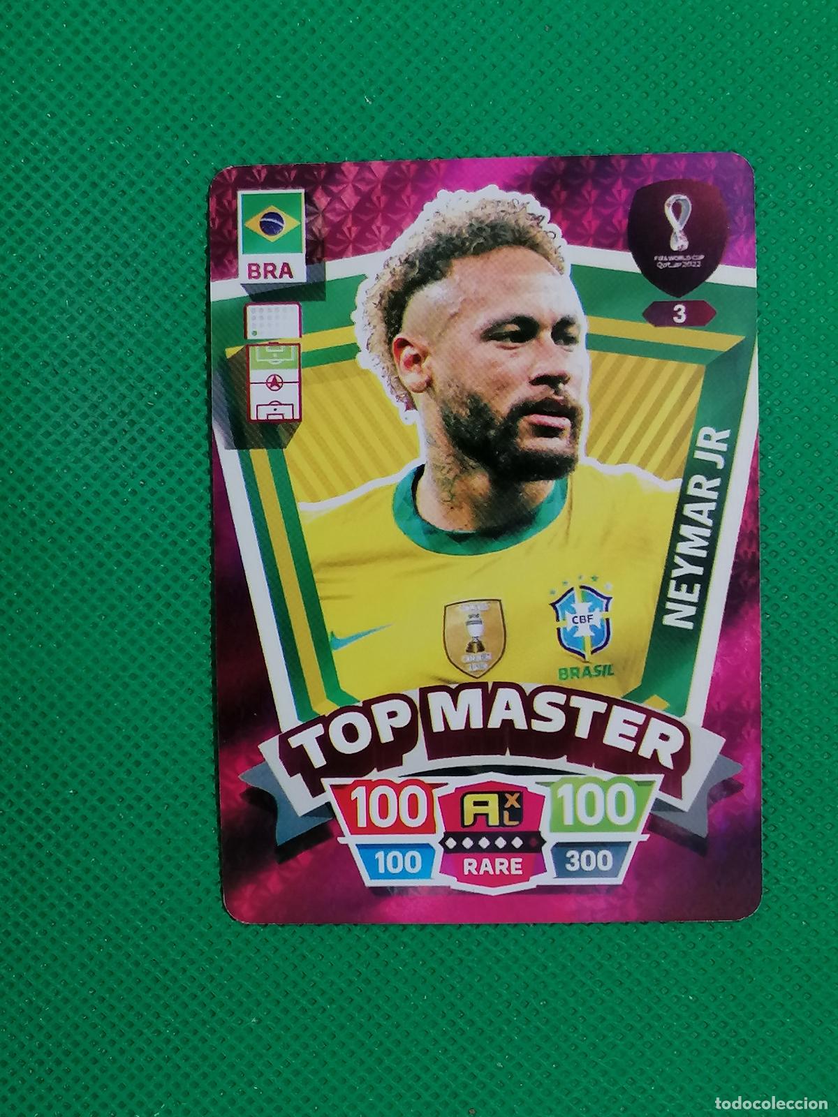 Cromos de f&uacute;tbol: NEYMAR JUNIOR BRASIL ⚽ WORLD FOOTBALL STARS QATAR CARD FANCARD ⚽