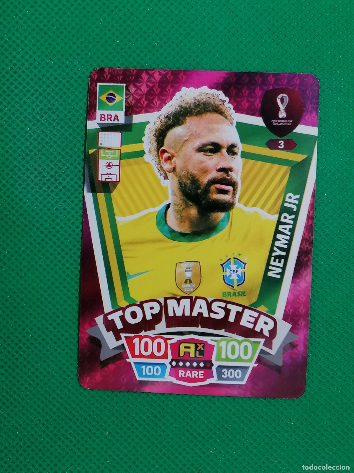 Cromos de f&uacute;tbol: NEYMAR JUNIOR BRASIL ⚽ WORLD FOOTBALL STARS QATAR CARD FANCARD ⚽