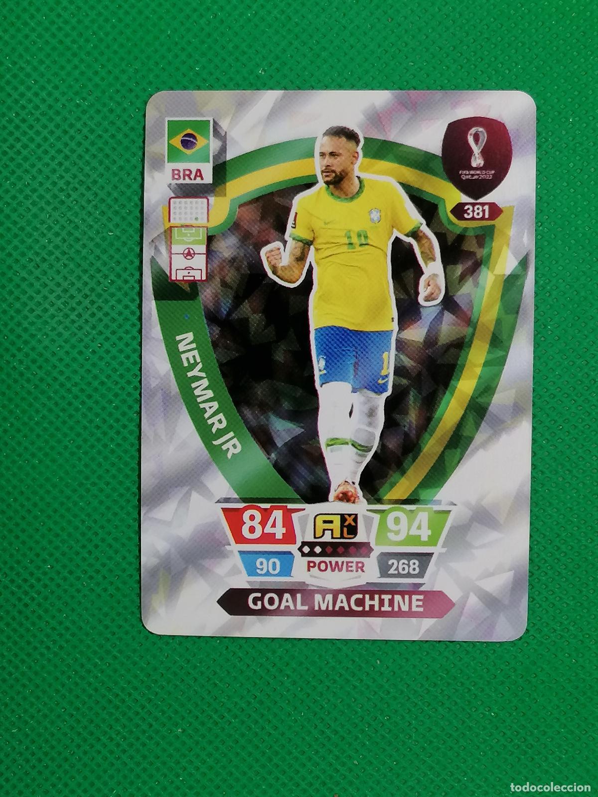 Cromos de f&uacute;tbol: NEYMAR JUNIOR BRASIL ⚽ WORLD FOOTBALL STARS QATAR CARD FANCARD ⚽