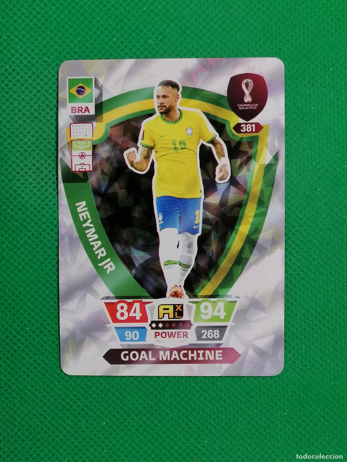 Figurine di Calcio: NEYMAR JUNIOR BRASIL ⚽ WORLD FOOTBALL STARS QATAR CARD FANCARD ⚽