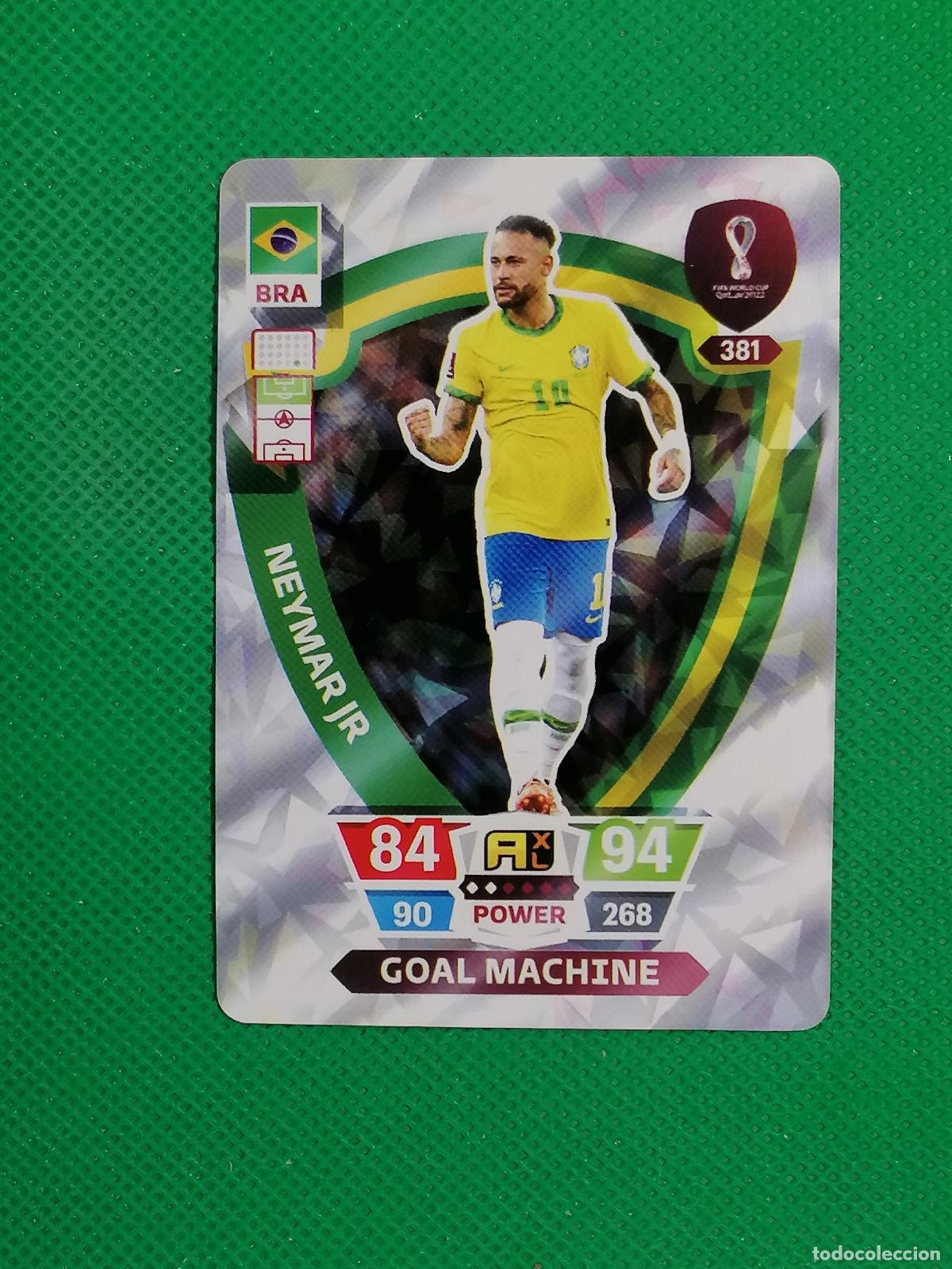 Figurine di Calcio: NEYMAR JUNIOR BRASIL ⚽ WORLD FOOTBALL STARS QATAR CARD FANCARD ⚽