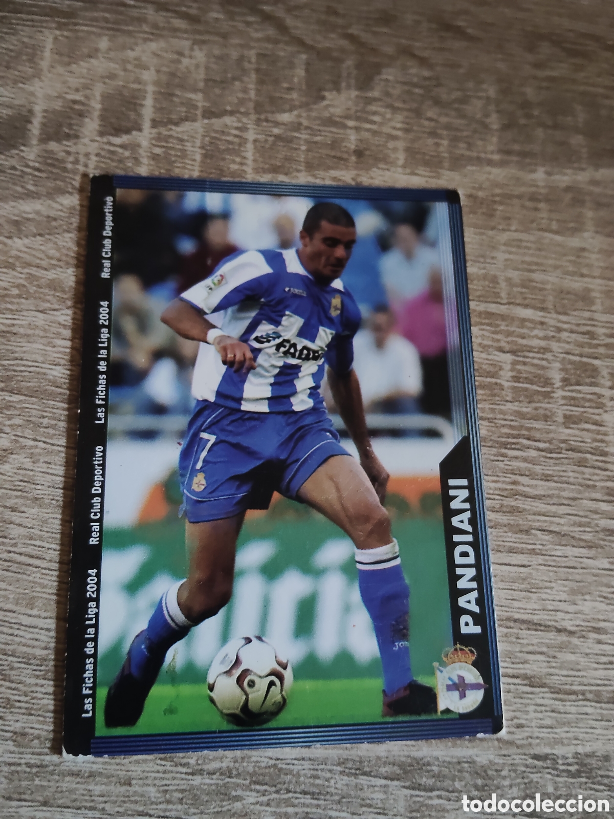 Figurine di Calcio: Mundicromo 2003 2004 03 04 585 Pandiani Deportivo de la Coru&ntilde;a