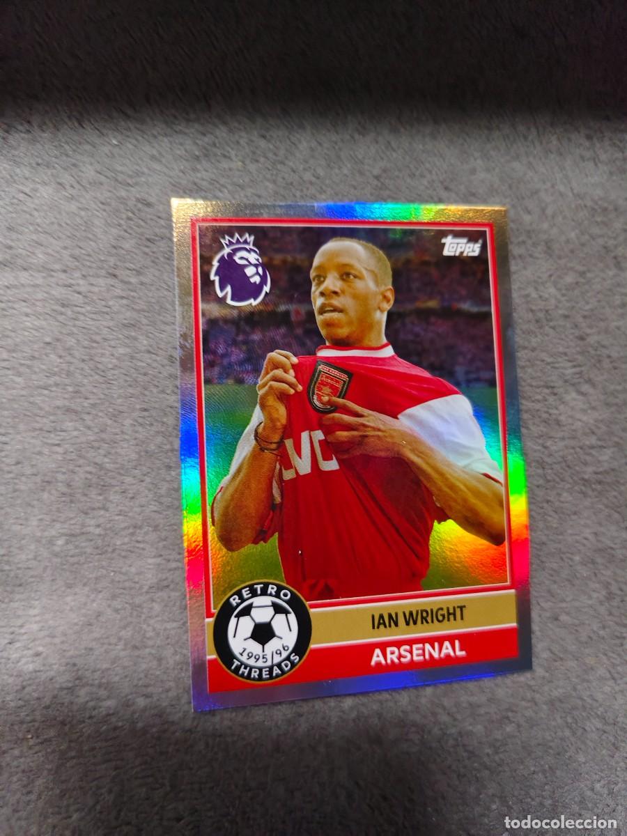 Fu&szlig;ball-Sticker: 381 PREMIER LEAGUE 2025 26 IAN WRIGHT ARSENAL RETRO THREADS TOPPS 25 2026 AAL