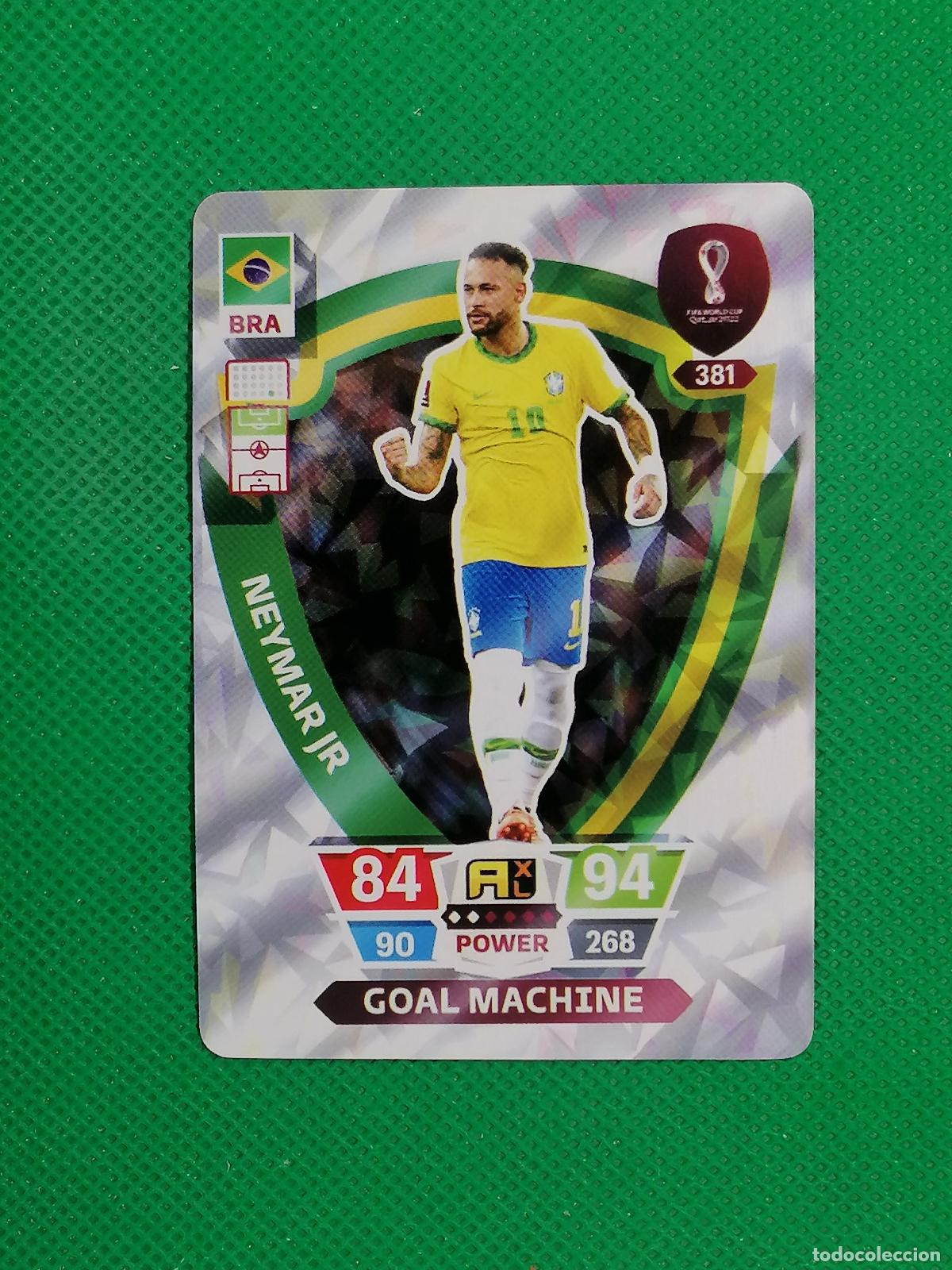 Cromos de f&uacute;tbol: NEYMAR JUNIOR BRASIL ⚽ WORLD FOOTBALL STARS QATAR CARD FANCARD ⚽