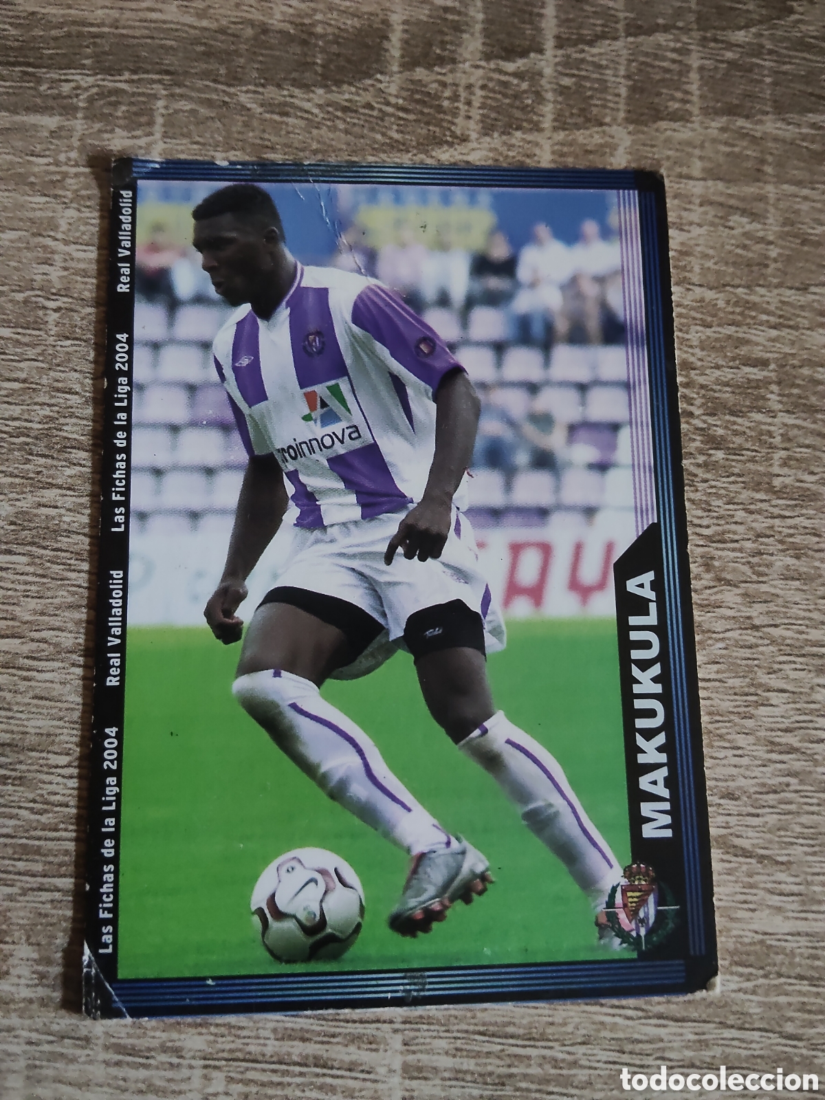 Cromos de f&uacute;tbol: Mundicromo 2003 2004 03 04 604 Makukula Real Valladolid