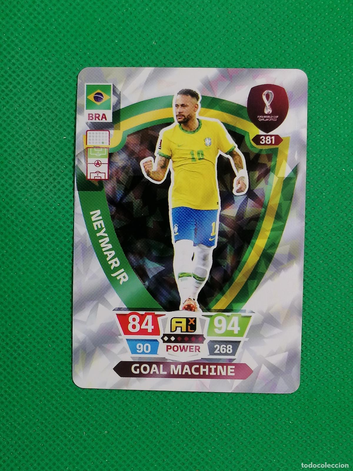 Cromos de f&uacute;tbol: NEYMAR JUNIOR BRASIL ⚽ WORLD FOOTBALL STARS QATAR CARD FANCARD ⚽