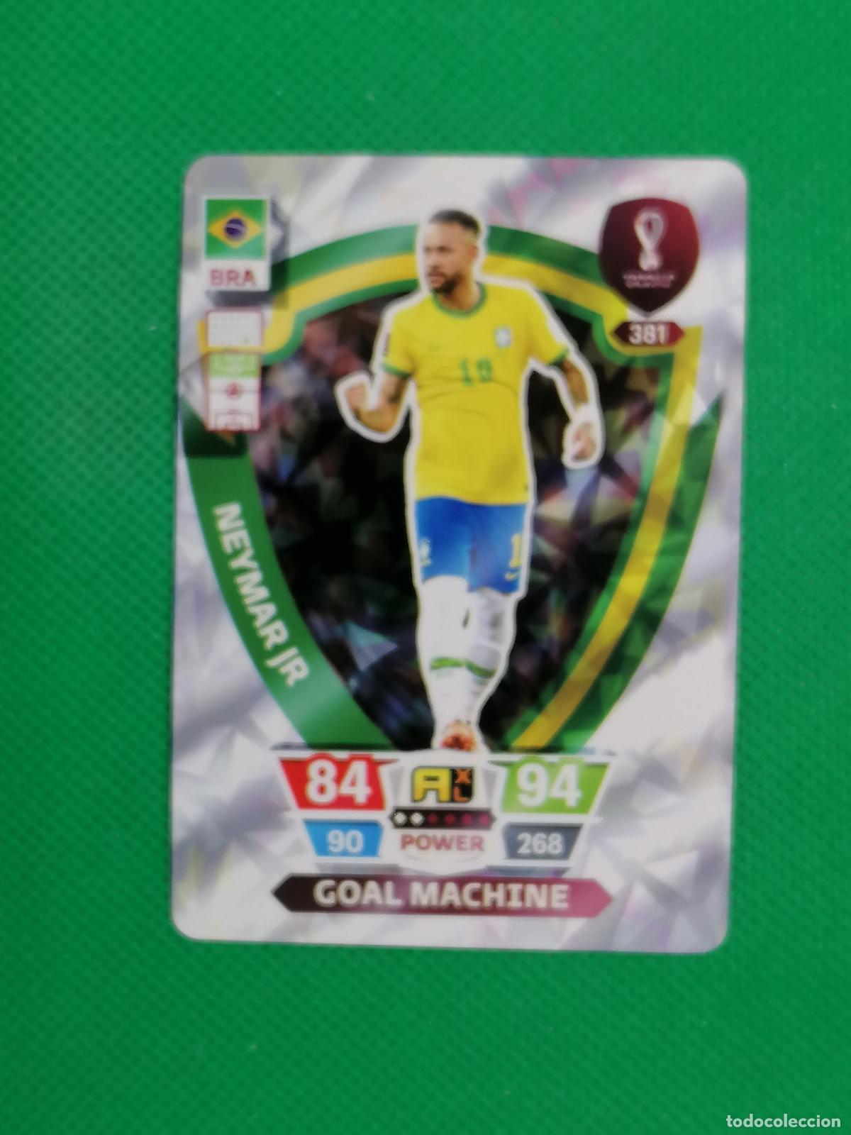 Cromos de f&uacute;tbol: NEYMAR JUNIOR BRASIL ⚽ WORLD FOOTBALL STARS QATAR CARD FANCARD ⚽