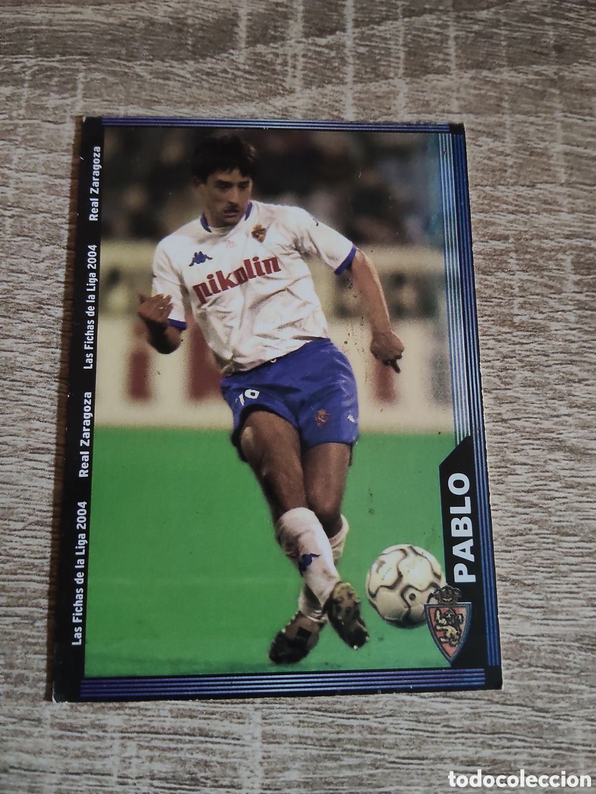 Figurine di Calcio: Mundicromo 2003 2004 03 04 652 Pablo Real Zaragoza