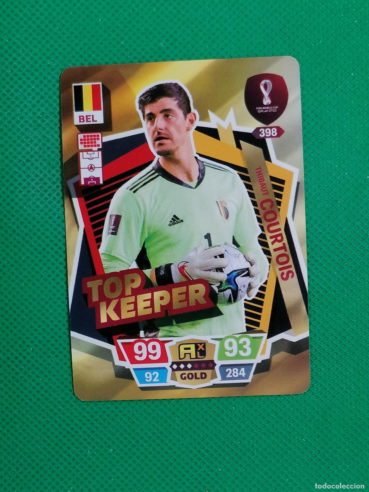 Cromos de f&uacute;tbol: THIBAUT COURTOIS BELGICA ⚽ WORLD FOOTBALL STARS QATAR CARD FANCARD ⚽