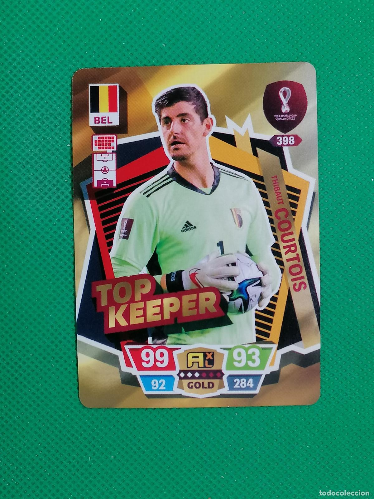 Cromos de f&uacute;tbol: THIBAUT COURTOIS BELGICA ⚽ WORLD FOOTBALL STARS QATAR CARD FANCARD ⚽