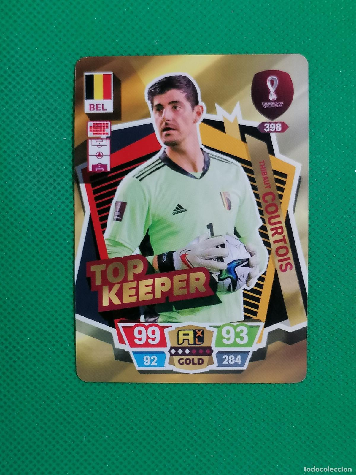 Cromos de f&uacute;tbol: THIBAUT COURTOIS BELGICA ⚽ WORLD FOOTBALL STARS QATAR CARD FANCARD ⚽