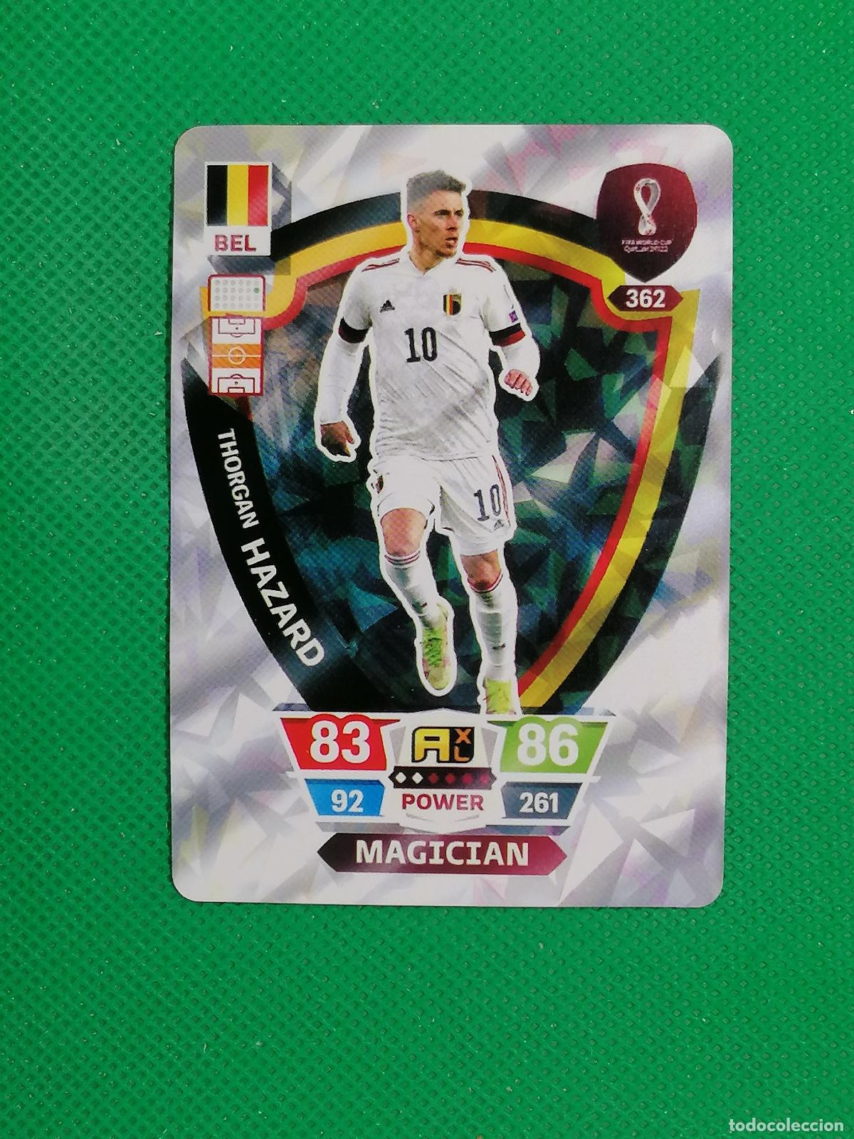 Cromos de f&uacute;tbol: THORGAN HAZARD BELGICA ⚽ WORLD FOOTBALL STARS QATAR CARD FANCARD ⚽