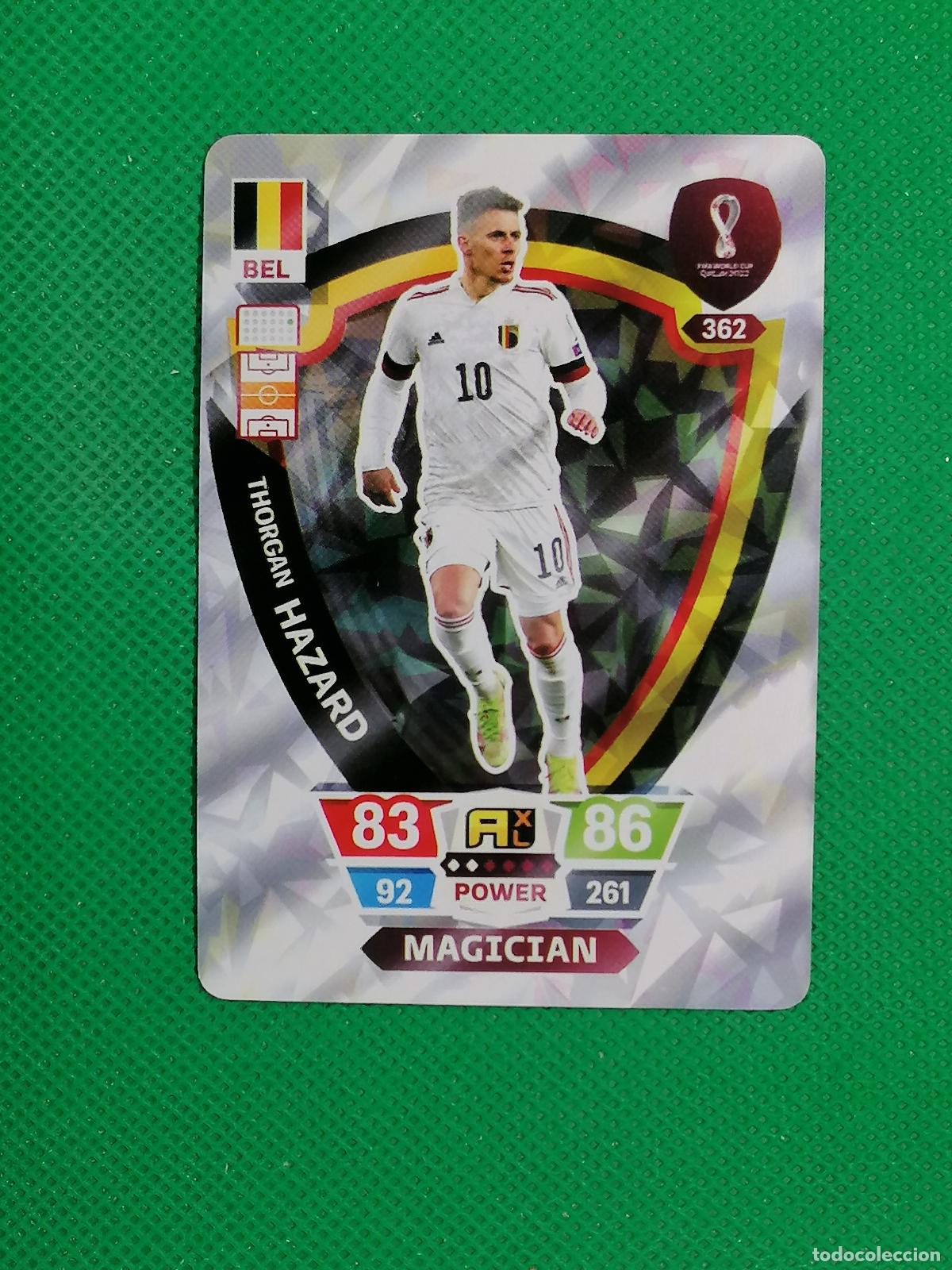 Cromos de f&uacute;tbol: THORGAN HAZARD BELGICA ⚽ WORLD FOOTBALL STARS QATAR CARD FANCARD ⚽
