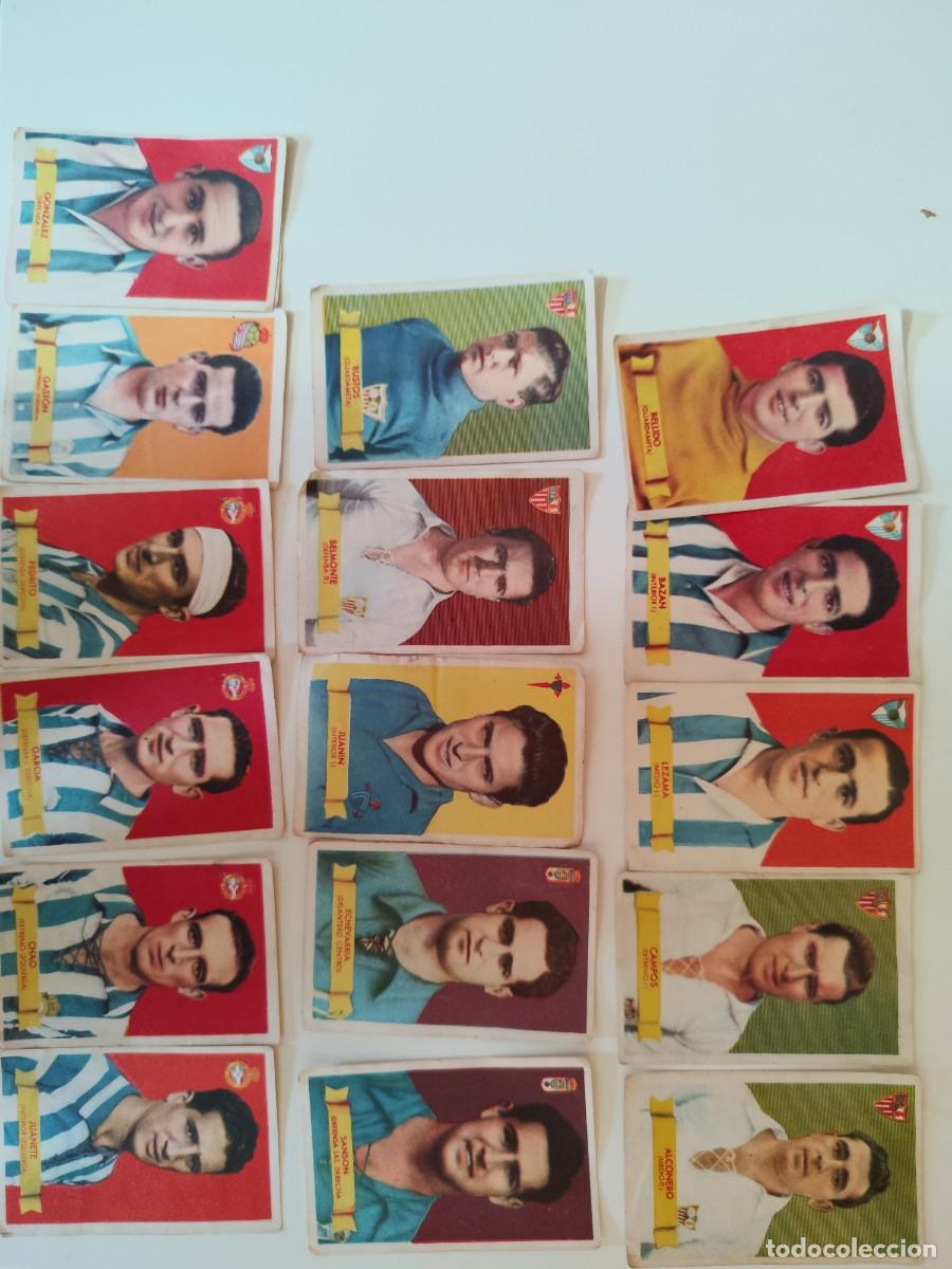 Cromos de f&uacute;tbol: Cromos antiguos de f&uacute;tbol (surtido variado)