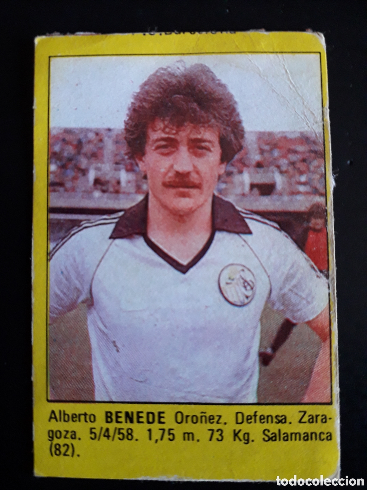 Cromos de Futebol: BENED&Eacute;, SALAMANCA SUPER F&Uacute;TBOL 84 83-84 1983-1984 ROLL&Aacute;N DESPEGADO PEDIDO M&Iacute;NIMO 3&euro;