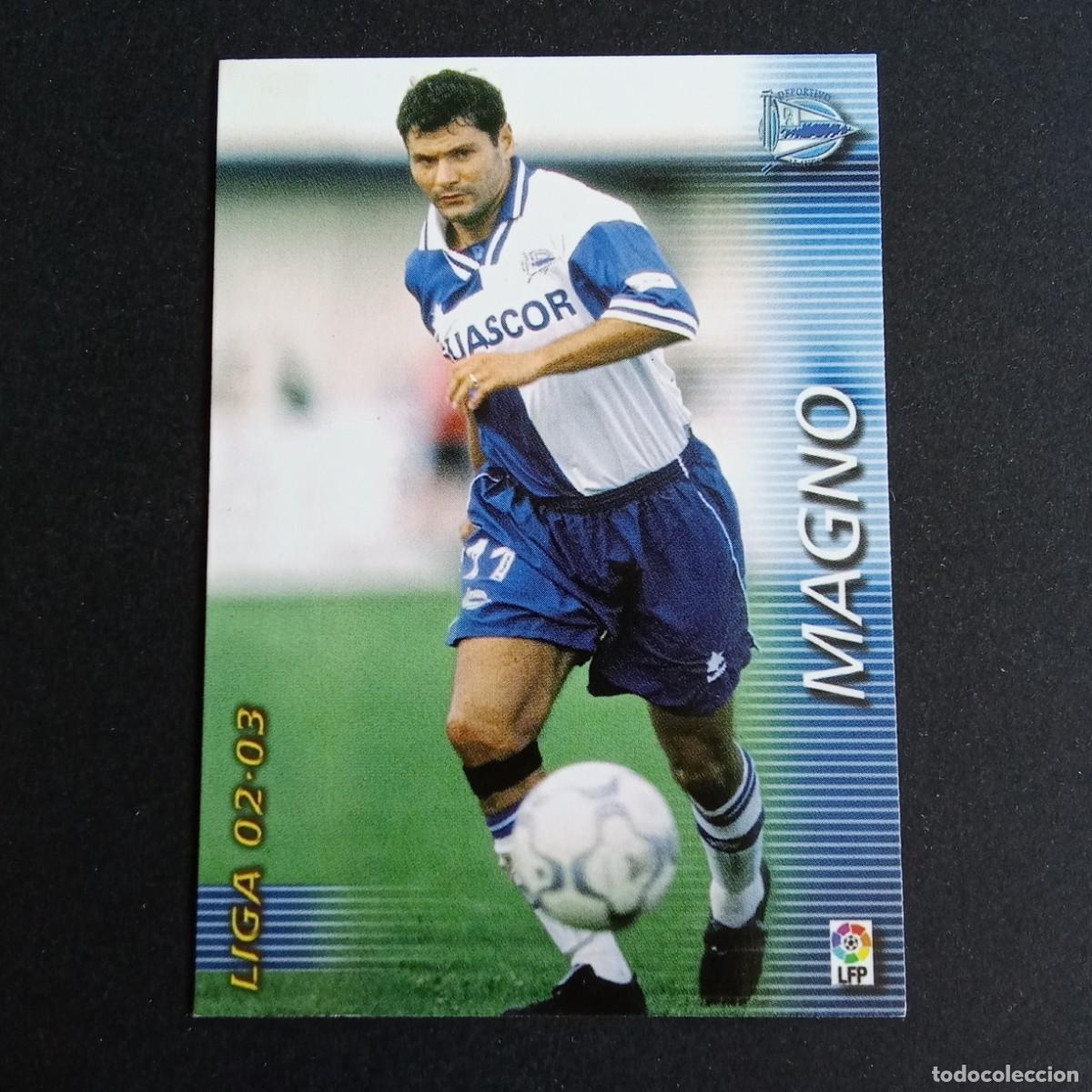 Cromos de Futebol: 15 MAGNO ALAVES LIGA 2002 2003 02 03 MEGAFICHAS PANINI