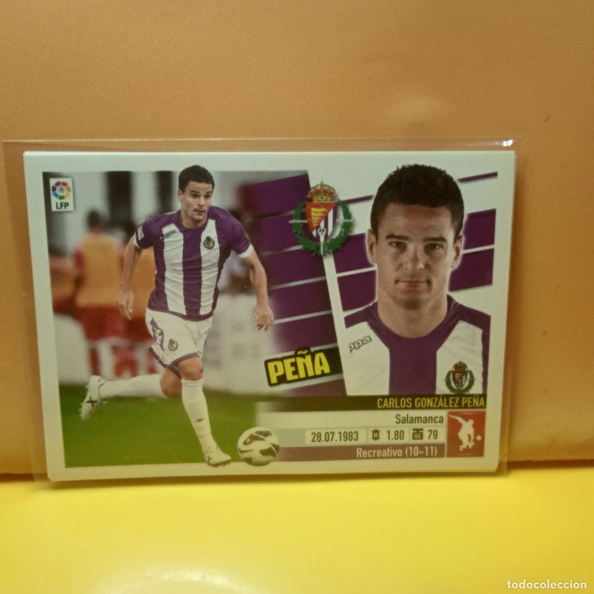 Cromos de f&uacute;tbol: EDICIONES ESTE: 2013 2014 13 14 REAL VALLADOLID PE&Ntilde;A 6B 6 B