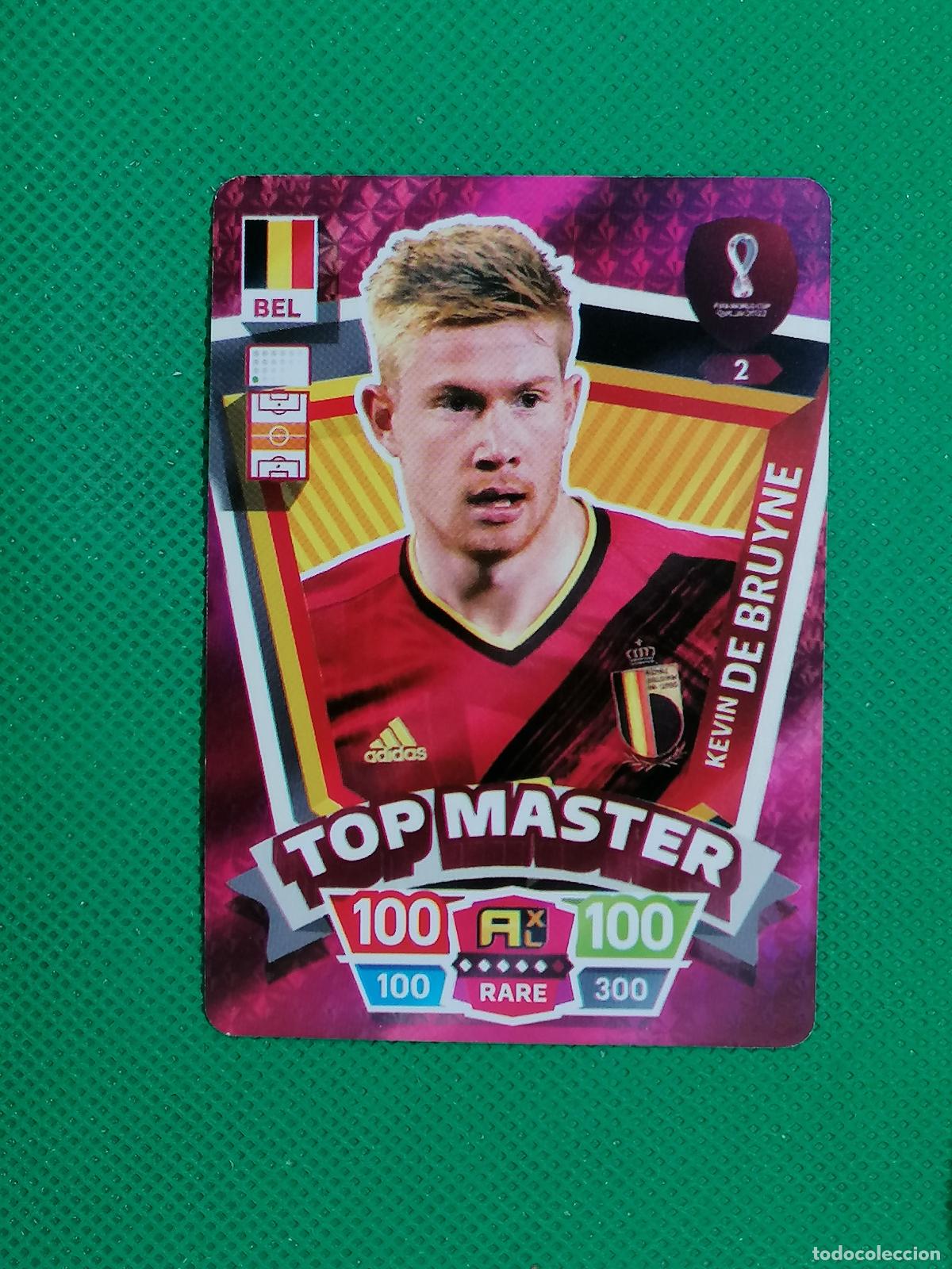 Cromos de f&uacute;tbol: KEVIN DE BRUYNE BELGICA ⚽ WORLD FOOTBALL STARS QATAR CARD FANCARD ⚽