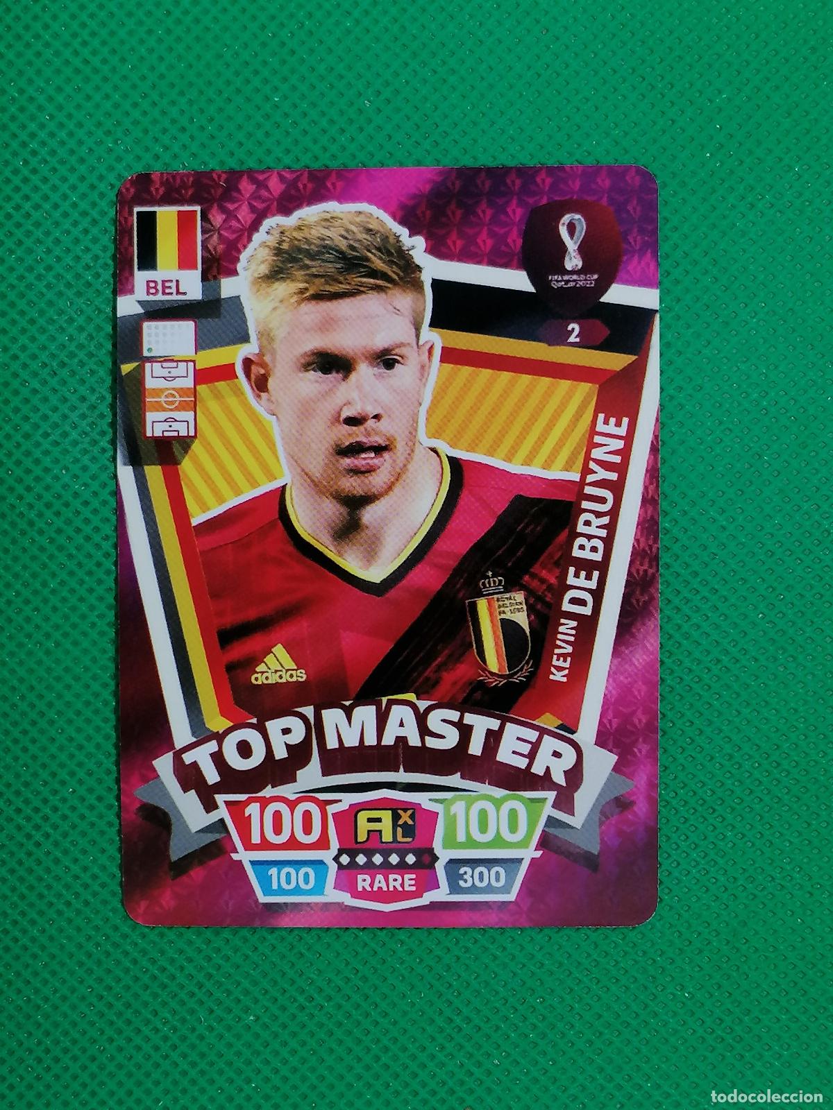 Cromos de f&uacute;tbol: KEVIN DE BRUYNE BELGICA ⚽ WORLD FOOTBALL STARS QATAR CARD FANCARD ⚽