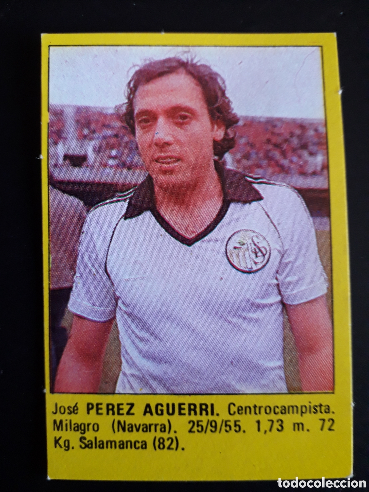 Cromos de f&uacute;tbol: P&Eacute;REZ AGUERRI, SALAMANCA SUPER F&Uacute;TBOL 84 83-84 1983-1984 ROLL&Aacute;N DESPEGADO PEDIDO M&Iacute;NIMO 3&euro;