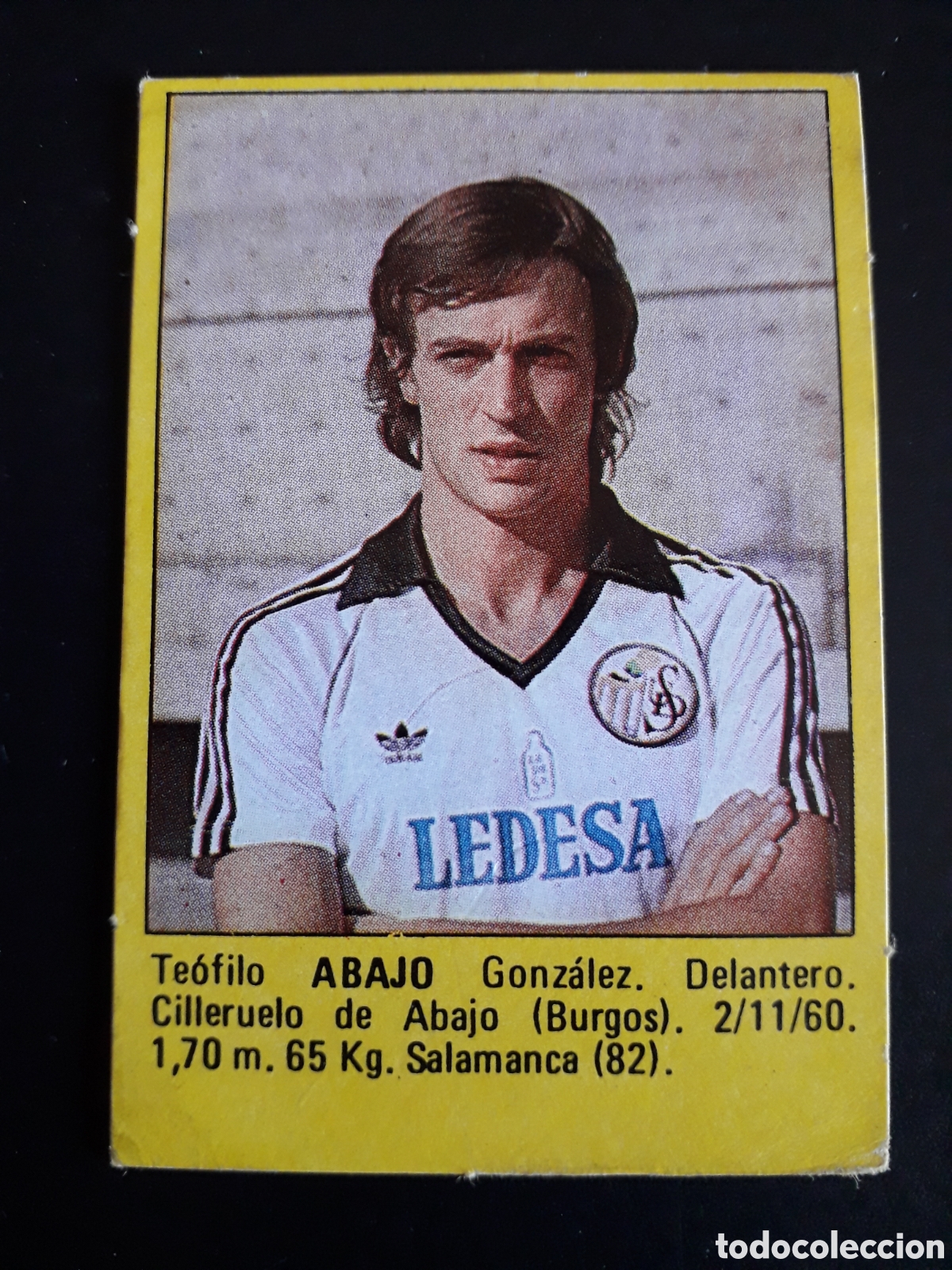 Fu&szlig;ball-Sticker: ABAJO, SALAMANCA SUPER F&Uacute;TBOL 84 83-84 1983-1984 ROLL&Aacute;N DESPEGADO PEDIDO M&Iacute;NIMO 3&euro;