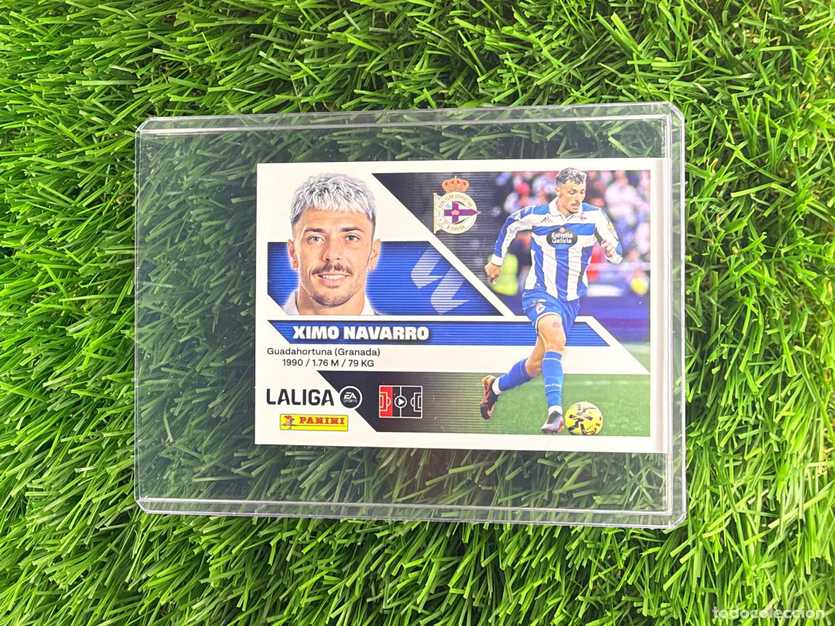 Fu&szlig;ball-Sticker: N&ordm; 9A Ximo Navarro RC Deportivo Liga Este 26 27