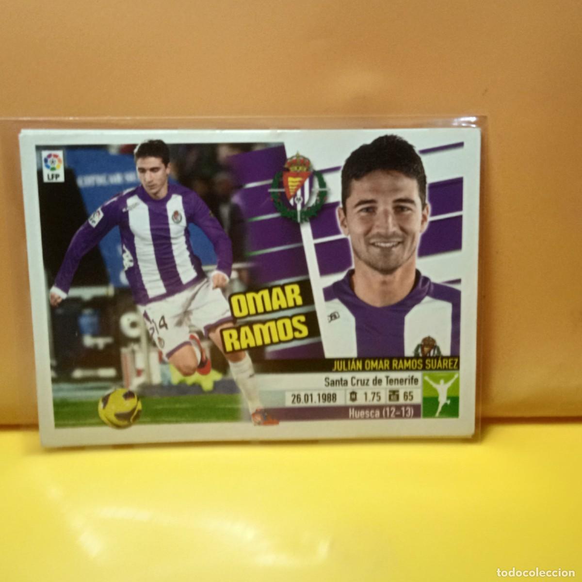 Cromos de f&uacute;tbol: EDICIONES ESTE: 2013 2014 13 14 REAL VALLADOLID OMAR RAMOS 14