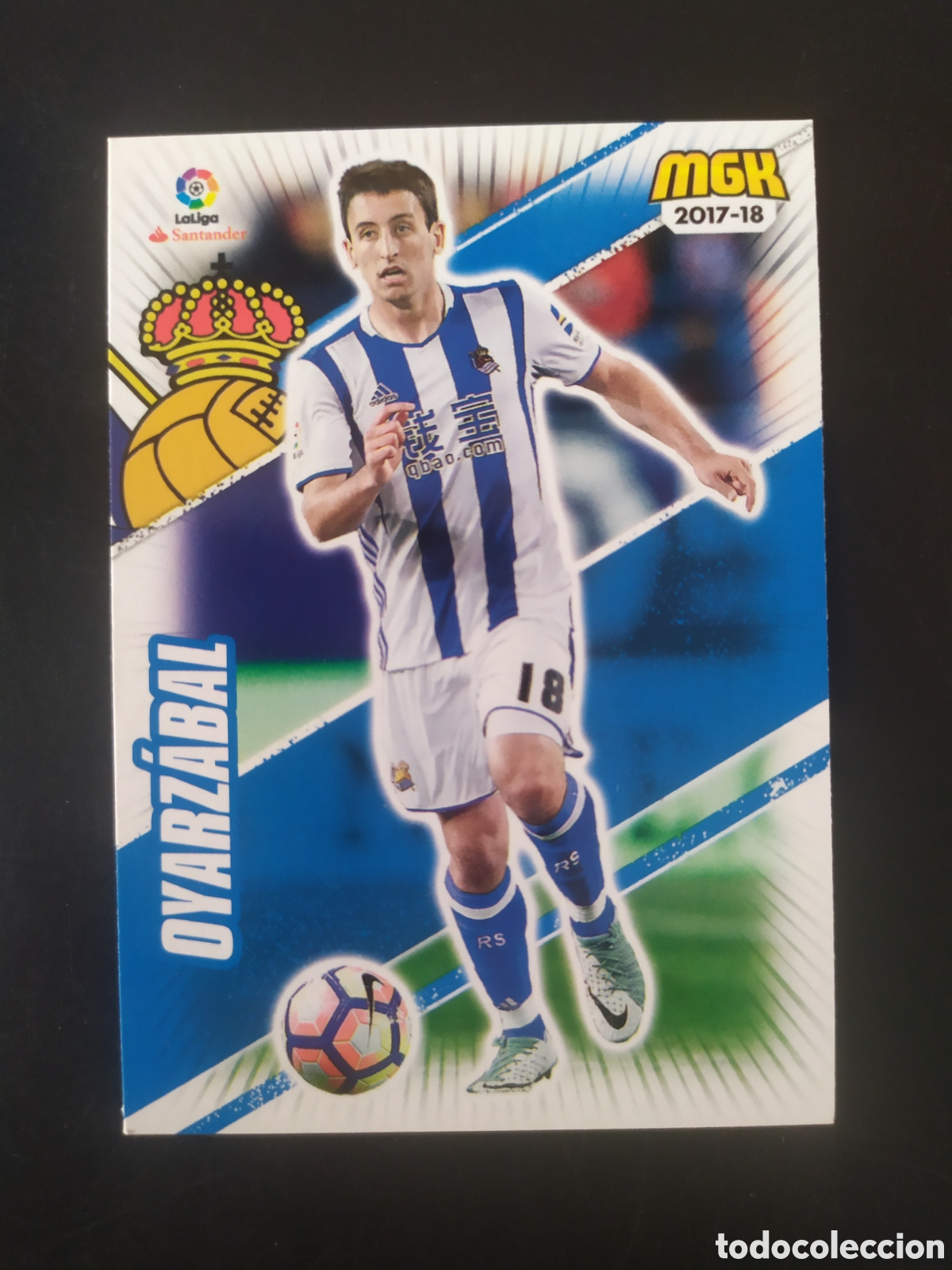 Cromos de f&uacute;tbol: Megacracks 2017 2018 17 18 panini Oyarz&aacute;bal n&deg; 446 Real Sociedad