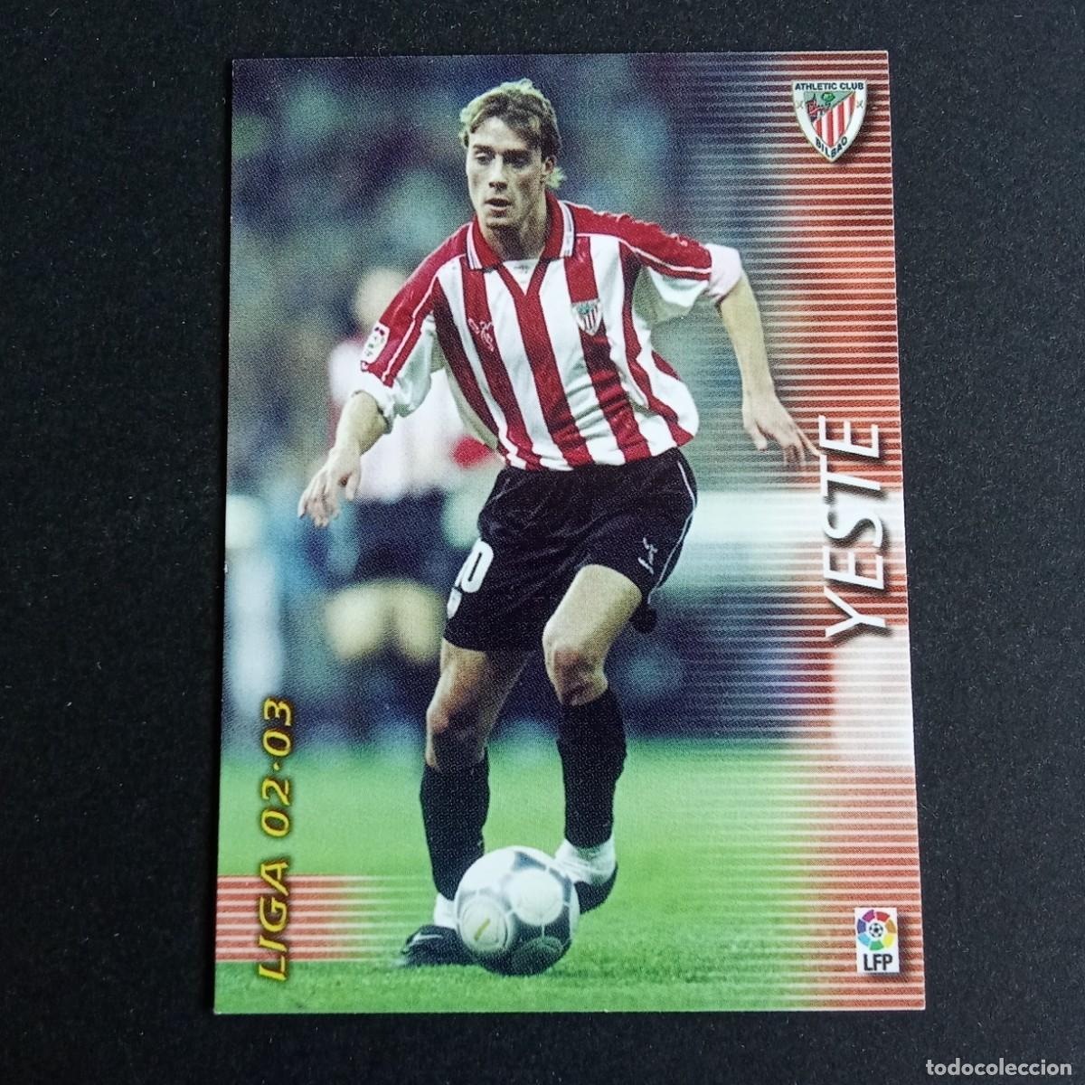 Cromos de f&uacute;tbol: 32 YESTE ATHLETIC CLUB BILBAO LIGA 2002 2003 02 03 MEGAFICHAS PANINI
