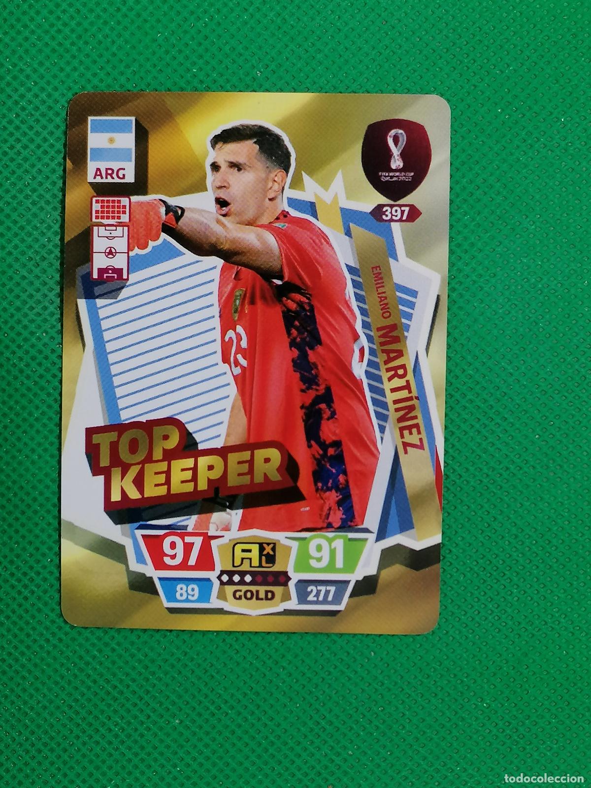 Cartes &agrave; collectionner de Football: EMILIANO MARTINEZ ARGENTINA ⚽ WORLD FOOTBALL STARS QATAR CARD FANCARD ⚽