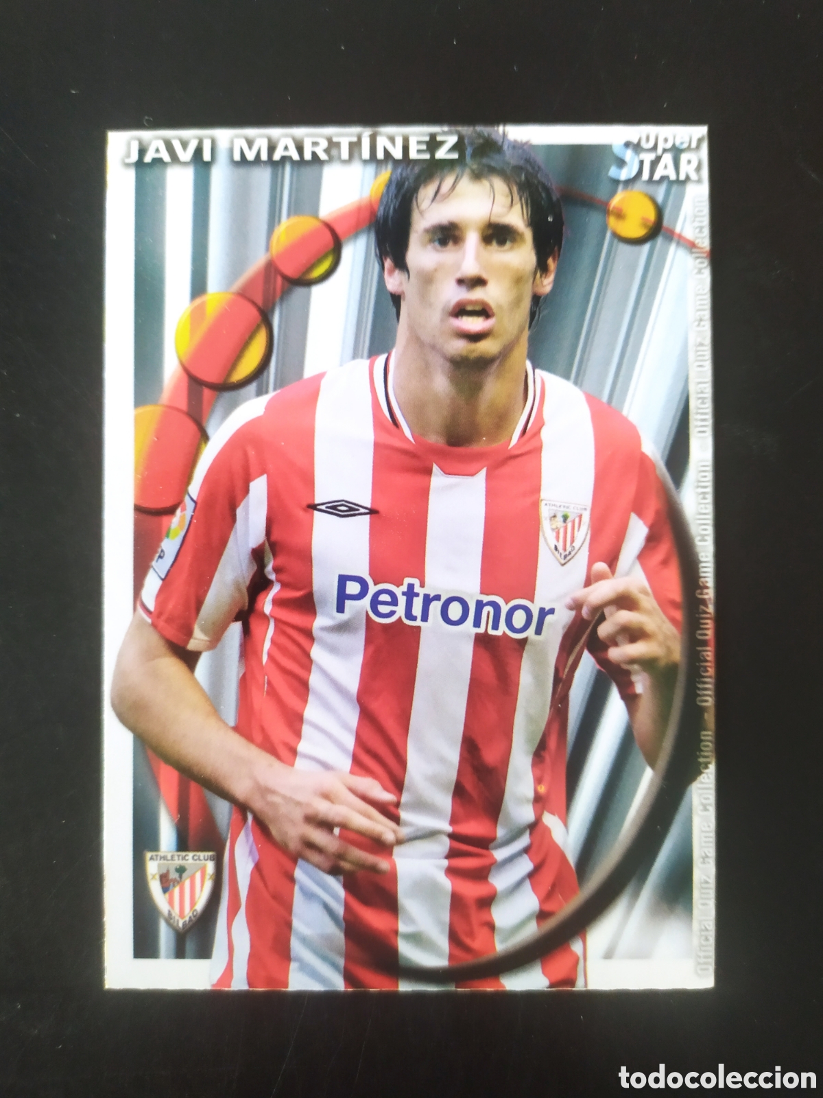 Cartes &agrave; collectionner de Football: Mundicromo fichas liga 2010 2011 10 11 Javi Mart&iacute;nez superstar mate n&deg; 213 Athletic Bilbao