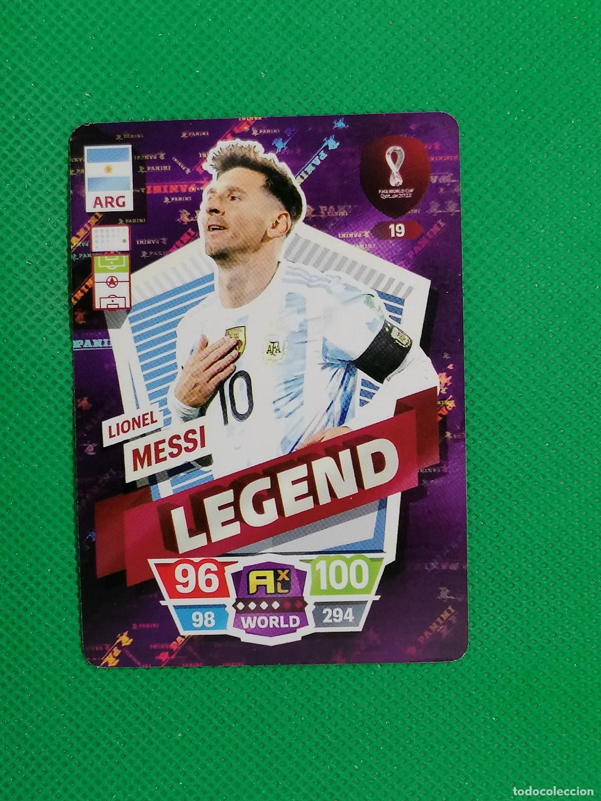 Cromos de f&uacute;tbol: LIONEL MESSI ARGENTINA ⚽ WORLD FOOTBALL STARS QATAR CARD FANCARD ⚽