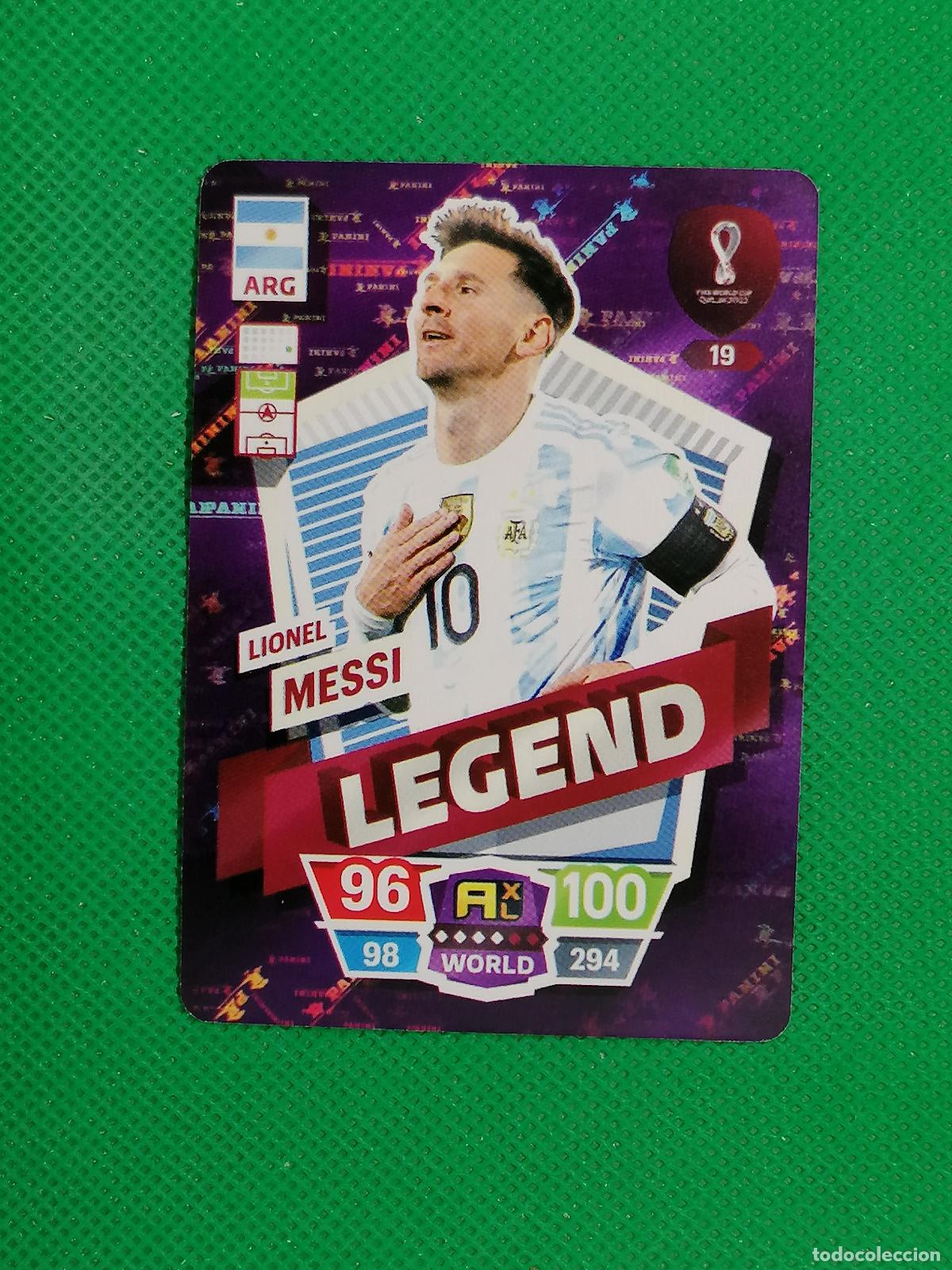 Cromos de f&uacute;tbol: LIONEL MESSI ARGENTINA ⚽ WORLD FOOTBALL STARS QATAR CARD FANCARD ⚽