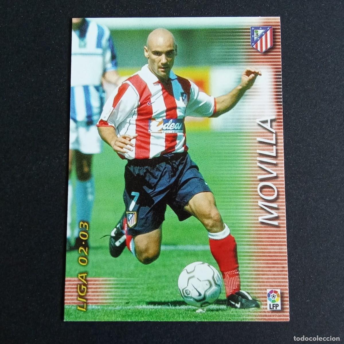Figurine di Calcio: 47 MOVILLA ATLETICO MADRID LIGA 2002 2003 02 03 MEGAFICHAS PANINI