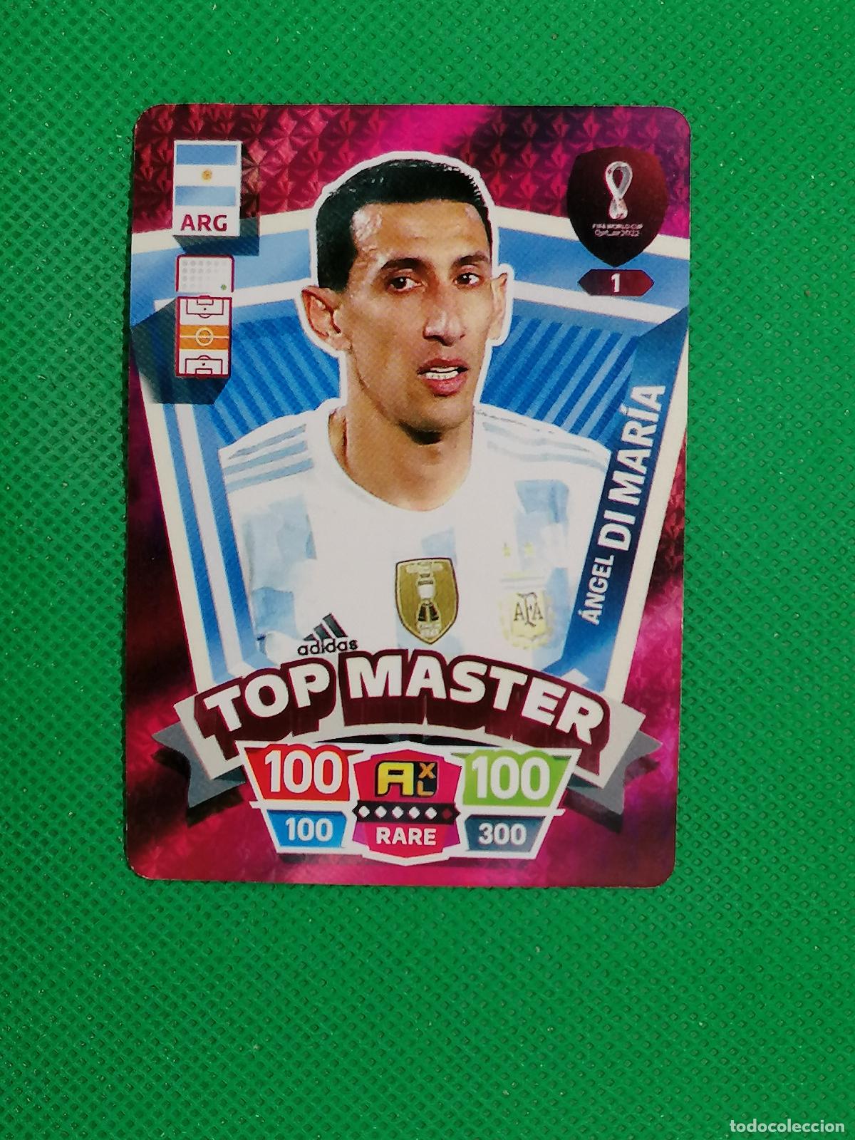 Fu&szlig;ball-Sticker: ANGEL DI MARIA ARGENTINA ⚽ WORLD FOOTBALL STARS QATAR CARD FANCARD ⚽