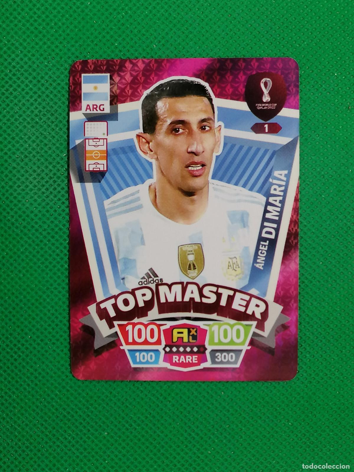 Fu&szlig;ball-Sticker: ANGEL DI MARIA ARGENTINA ⚽ WORLD FOOTBALL STARS QATAR CARD FANCARD ⚽