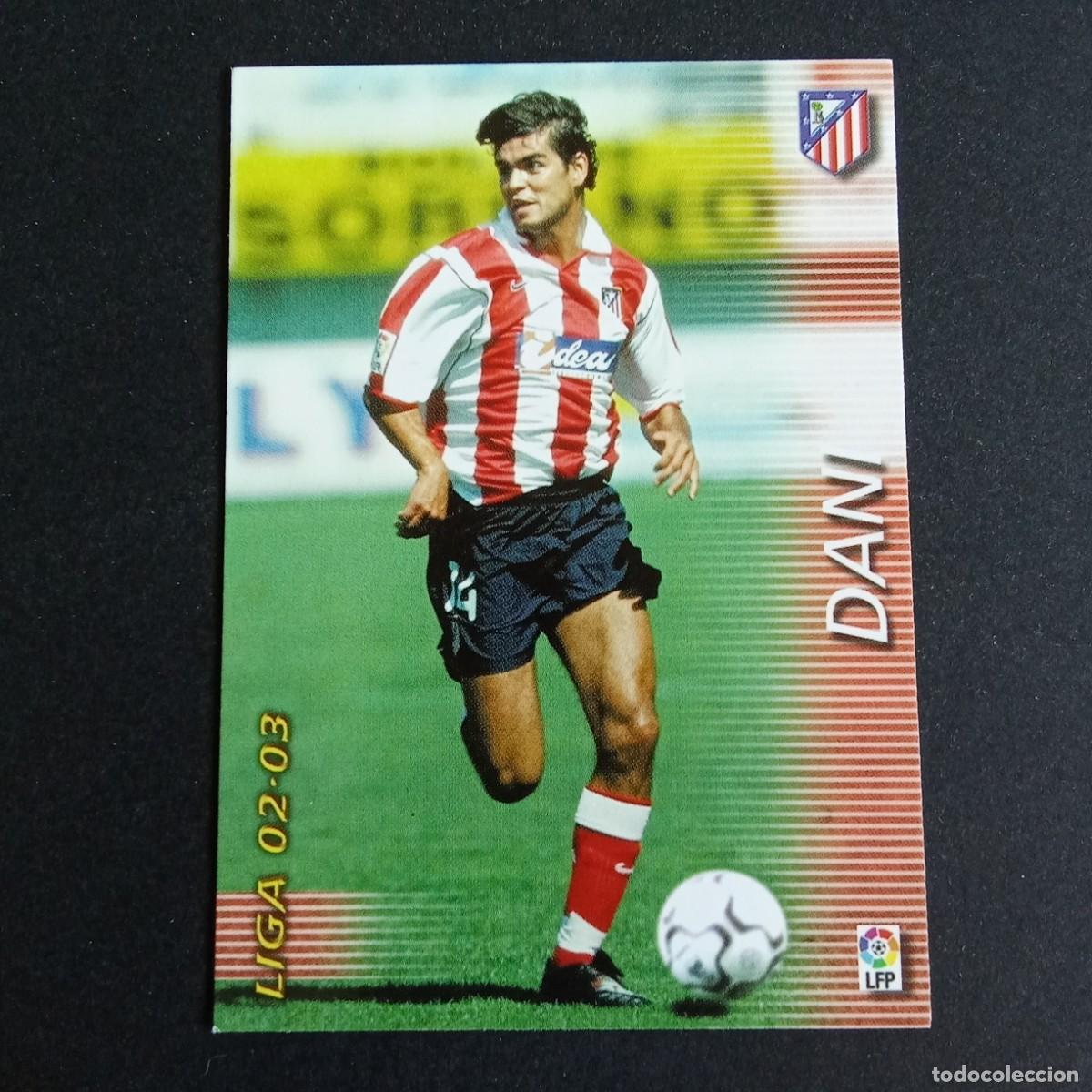 Cromos de f&uacute;tbol: 50 DANI ATLETICO MADRID LIGA 2002 2003 02 03 MEGAFICHAS PANINI