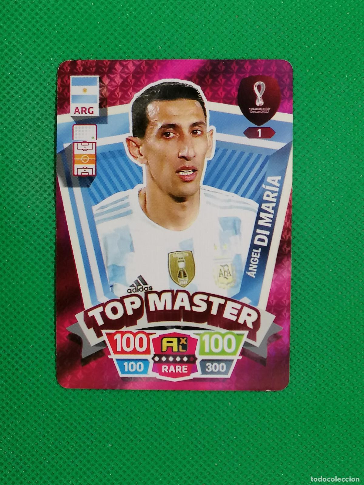 Fu&szlig;ball-Sticker: ANGEL DI MARIA ARGENTINA ⚽ WORLD FOOTBALL STARS QATAR CARD FANCARD ⚽