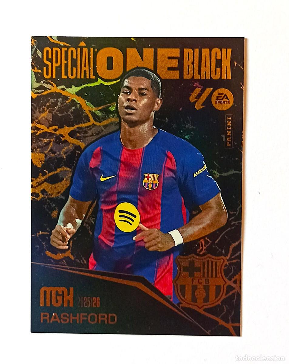 Figurine di Calcio: 14 RASHFORD SPECIAL ONE BLACK BARCELONA MEGACRACKS 25 26 MGK 2025 2026