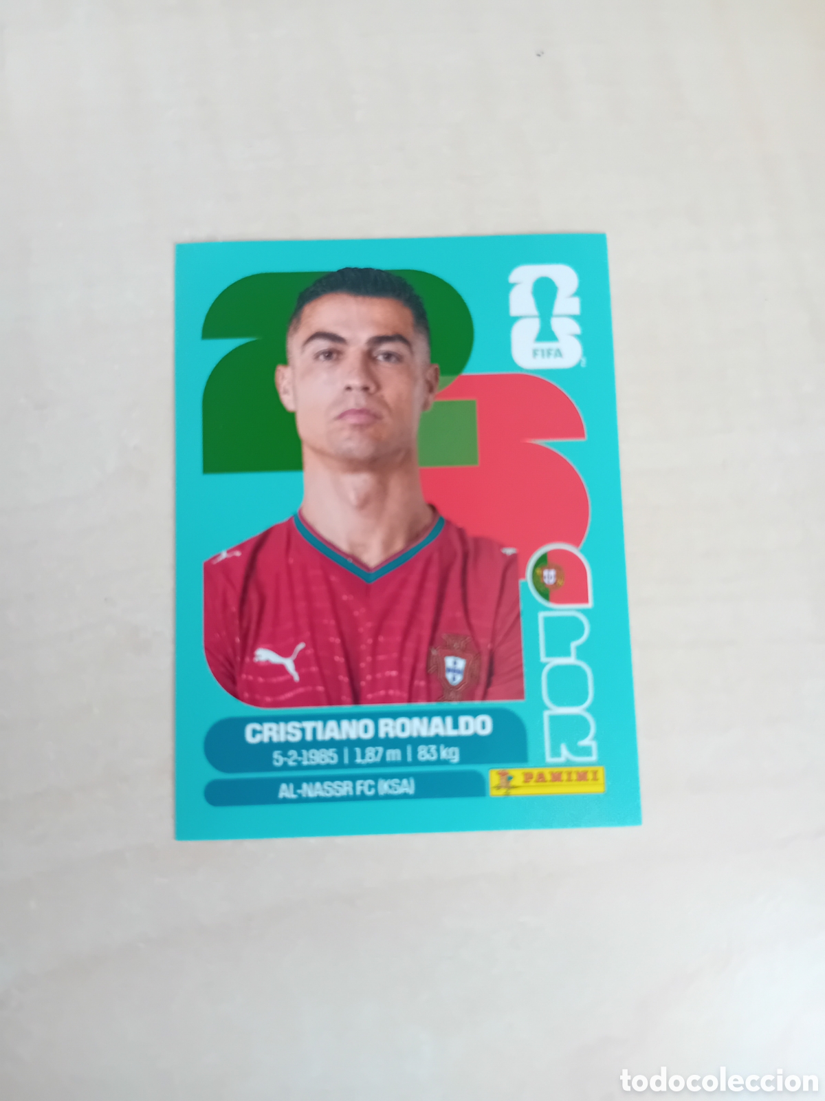 Cromos de f&uacute;tbol: CRISTIANO RONALDO POR 15 PORTUGAL MUNDIAL WORLD CUP 2026 ADRENALYN XL PANINI