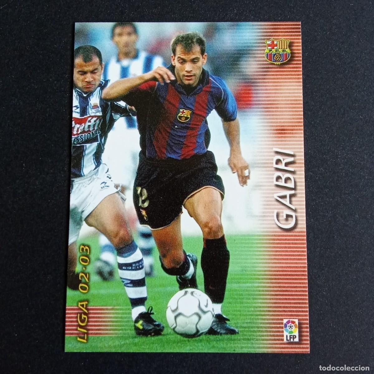 Cartes &agrave; collectionner de Football: 66 GABRI BARCELONA LIGA 2002 2003 02 03 MEGAFICHAS PANINI