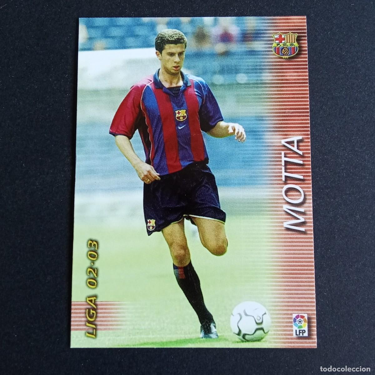 Cromos de f&uacute;tbol: 67 MOTTA BARCELONA LIGA 2002 2003 02 03 MEGAFICHAS PANINI