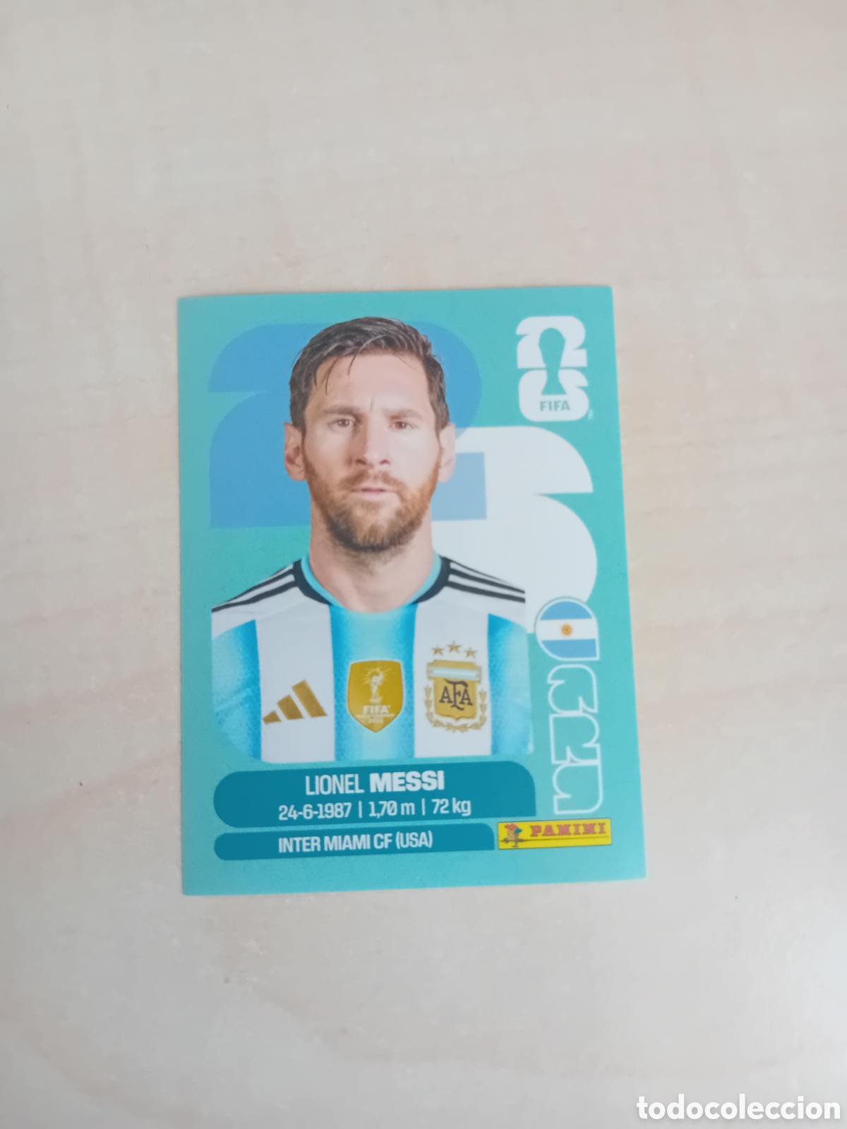Cromos de f&uacute;tbol: MESSI ARG 17 ARGENTINA MUNDIAL WORLD CUP 2026 PANINI